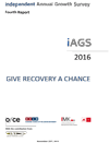 independent Annual Growth Survey
Fourth Report
iAGS 2016
Give Recovery a Chance
